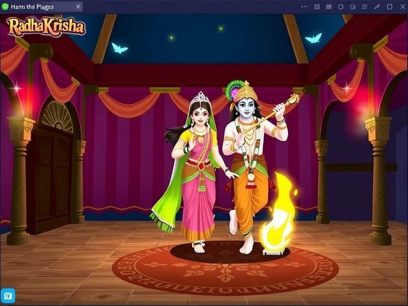 Radha Krishna Passionate Story Game Scene